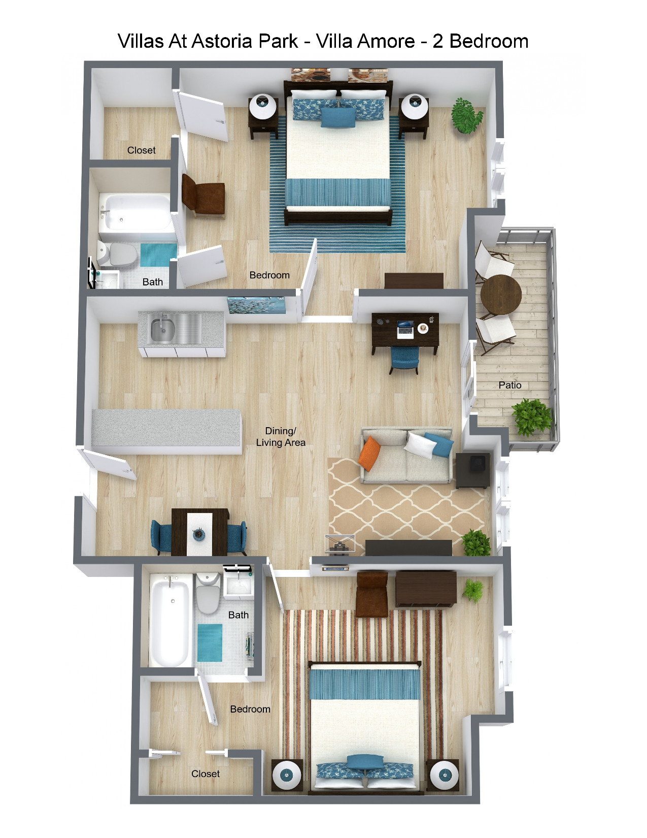 Villas-At-Astoria-Park-Villa-Amore-2-Bedroom-Floor-Plan